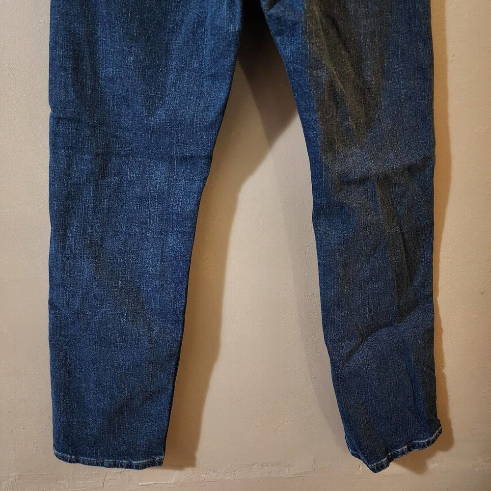 Wrangler Mens Straight Leg Jeans Size 30 x 30 Dark Blue Comfort Waist - Picture 8 of 8